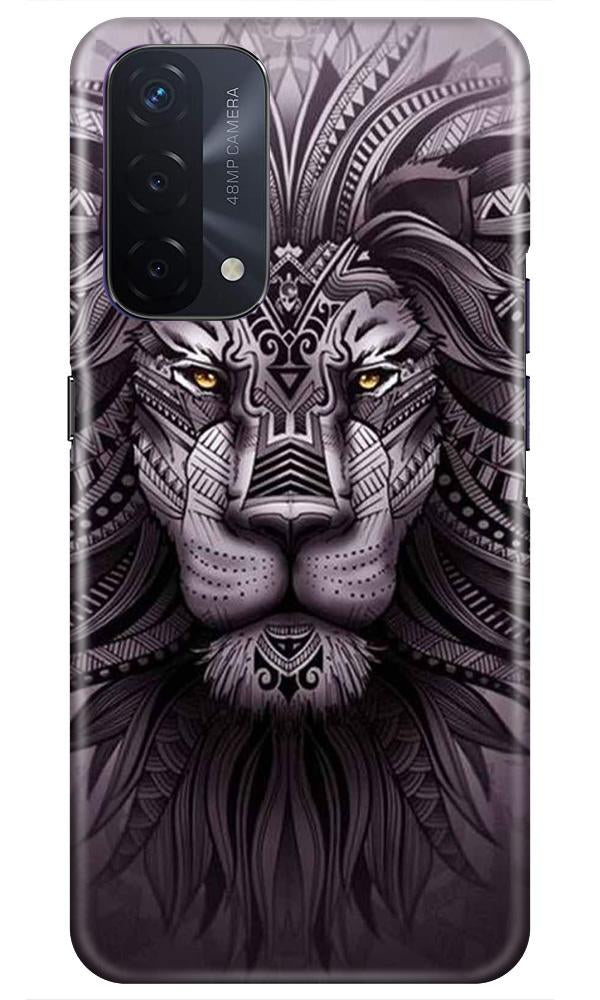 Lion Mobile Back Case for Oppo A74 5G (Design - 315)