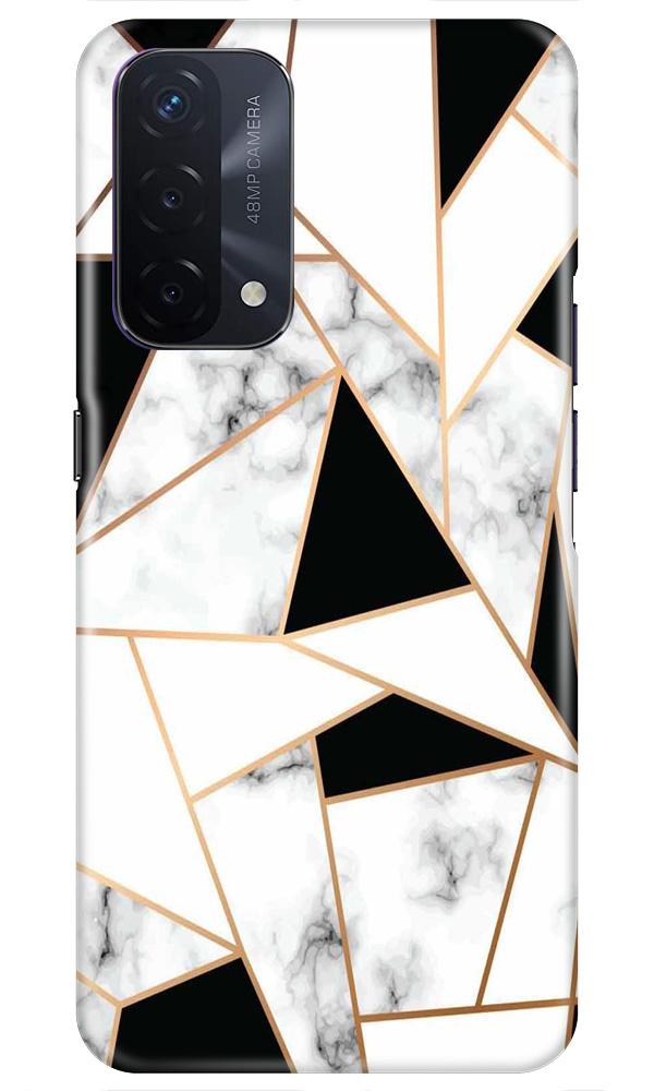 Marble Texture Mobile Back Case for Oppo A74 5G (Design - 322)