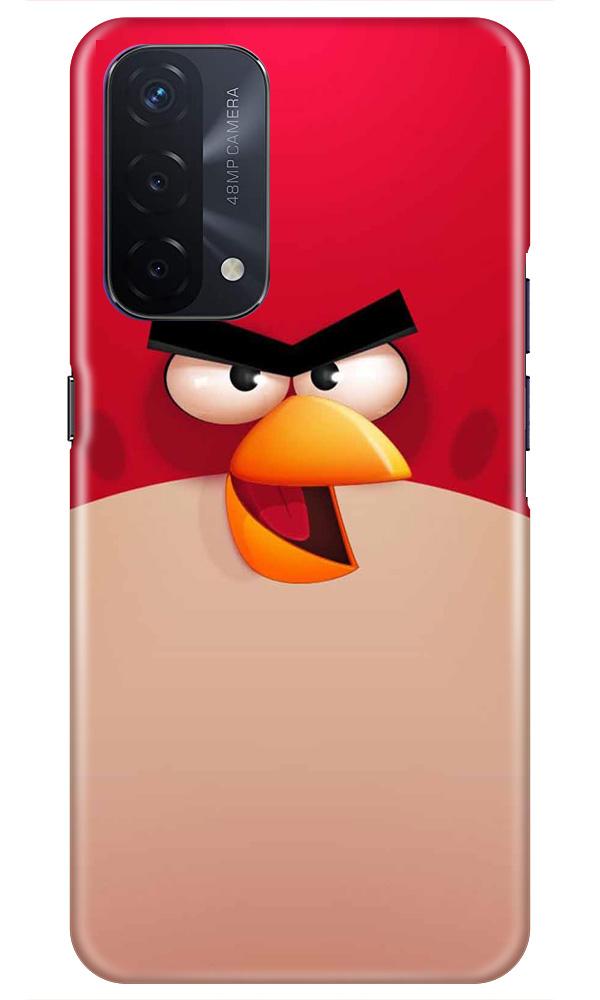 Angry Bird Red Mobile Back Case for Oppo A74 5G (Design - 325)