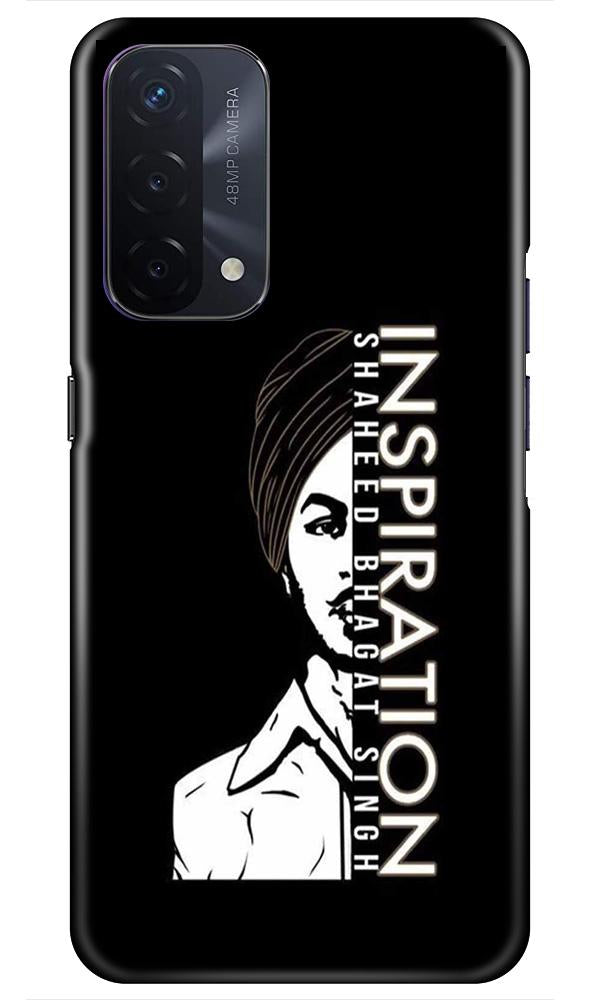 Bhagat Singh Mobile Back Case for Oppo A74 5G (Design - 329)