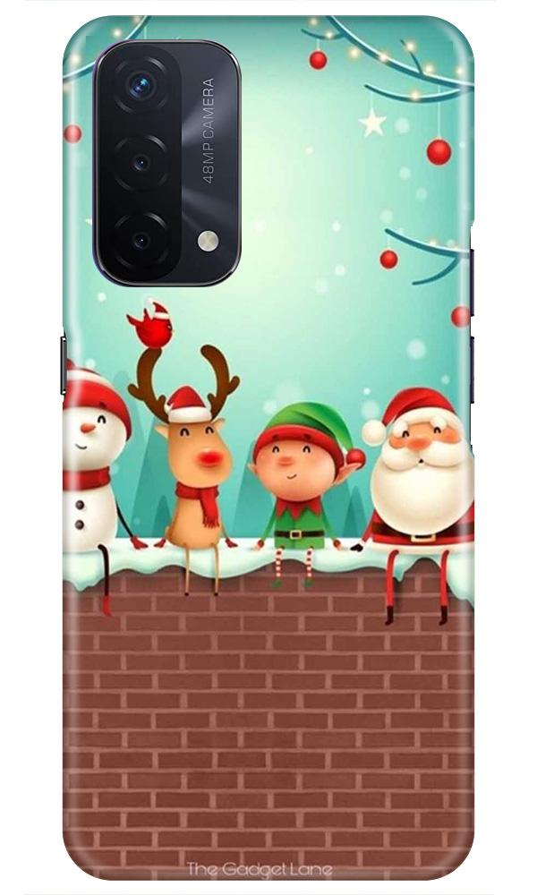 Santa Claus Mobile Back Case for Oppo A74 5G (Design - 334)