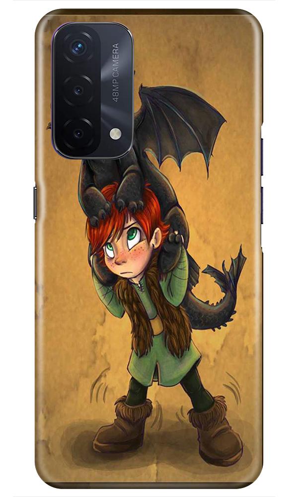 Dragon Mobile Back Case for Oppo A74 5G (Design - 336)