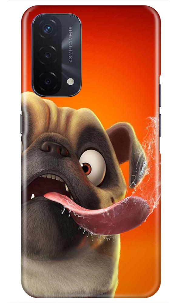 Dog Mobile Back Case for Oppo A74 5G (Design - 343)