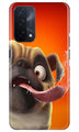 Dog Mobile Back Case for Oppo A74 5G (Design - 343)