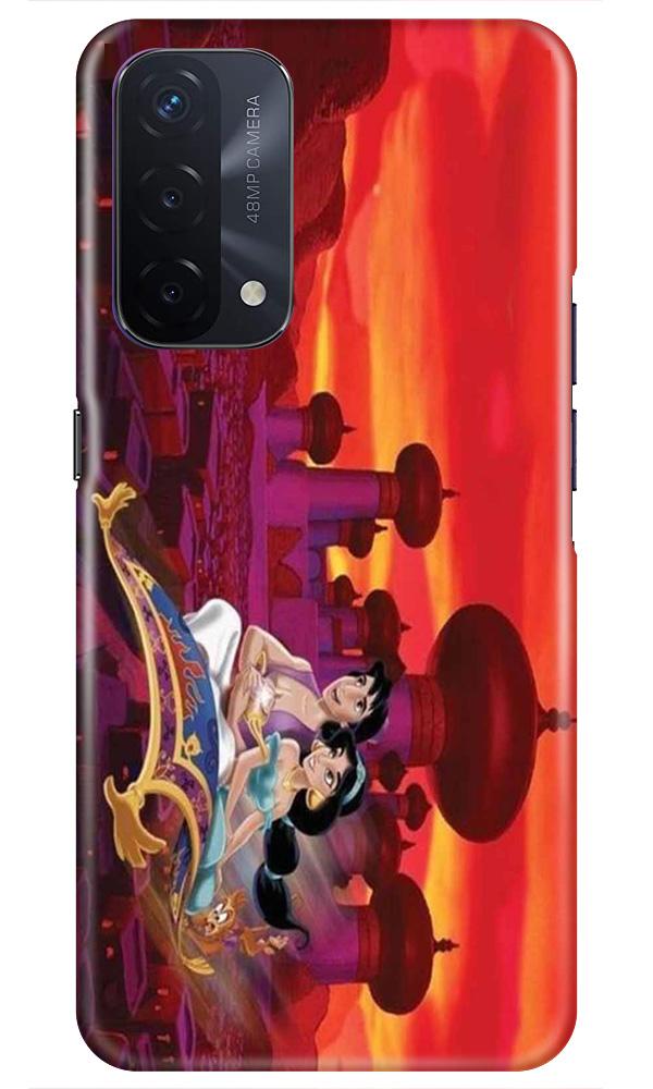 Aladdin Mobile Back Case for Oppo A74 5G (Design - 345)