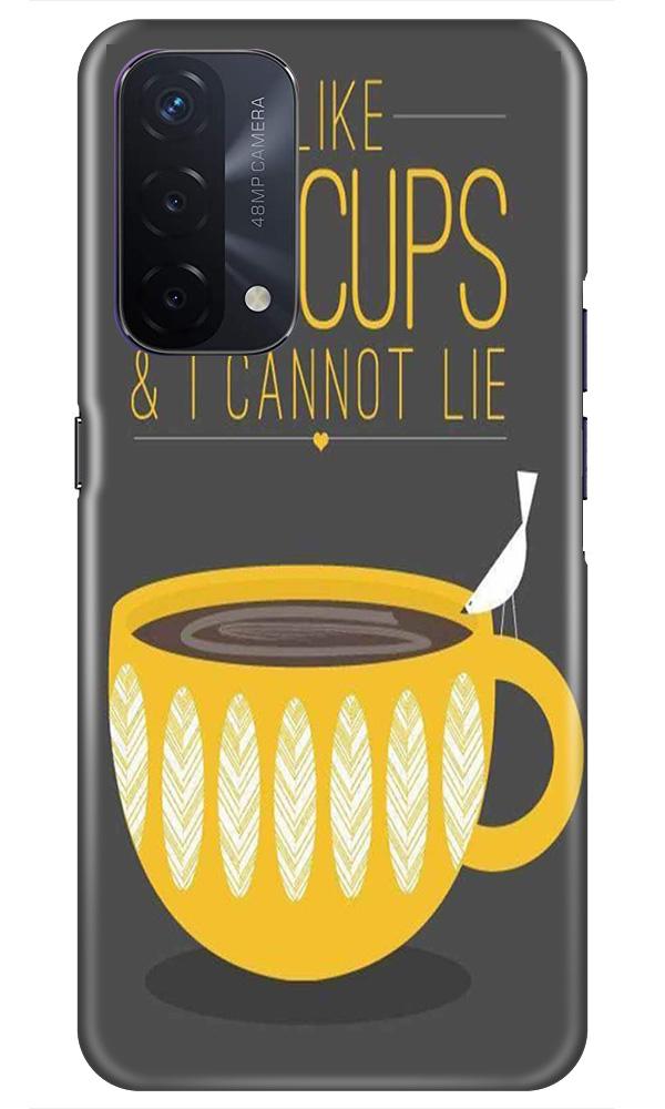 Big Cups Coffee Mobile Back Case for Oppo A74 5G (Design - 352)