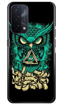 Owl Mobile Back Case for Oppo A74 5G (Design - 358)