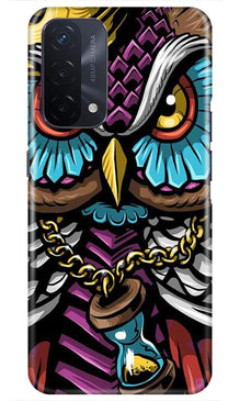 Owl Mobile Back Case for Oppo A74 5G (Design - 359)