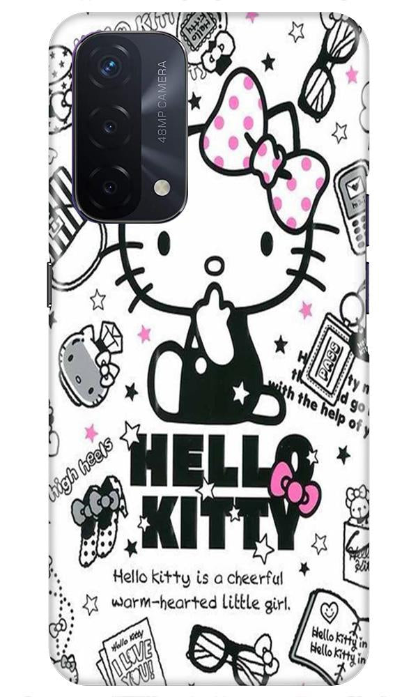 Hello Kitty Mobile Back Case for Oppo A74 5G (Design - 361)