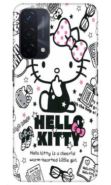 Hello Kitty Mobile Back Case for Oppo A74 5G (Design - 361)