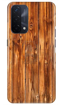 Wooden Texture Mobile Back Case for Oppo A74 5G (Design - 376)