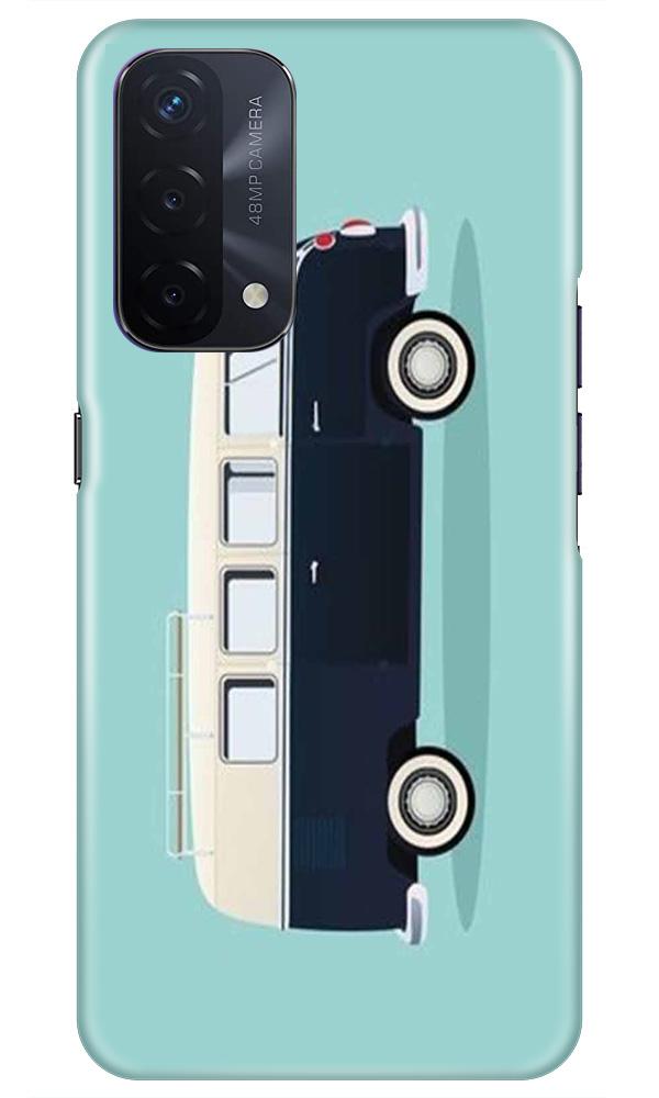 Travel Bus Mobile Back Case for Oppo A74 5G (Design - 379)