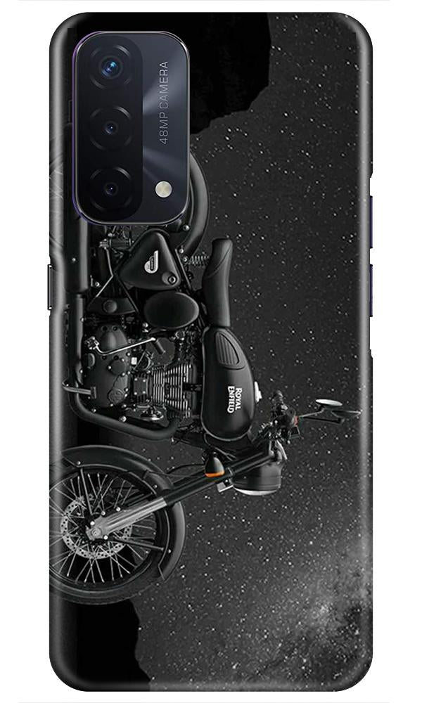 Royal Enfield Mobile Back Case for Oppo A74 5G (Design - 381)
