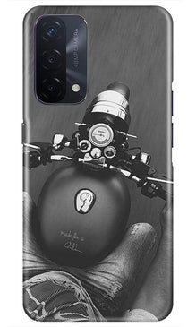 Royal Enfield Mobile Back Case for Oppo A74 5G (Design - 382)