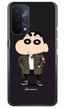 Shin Chan Mobile Back Case for Oppo A74 5G (Design - 391)