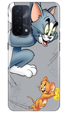 Tom n Jerry Mobile Back Case for Oppo A74 5G (Design - 399)
