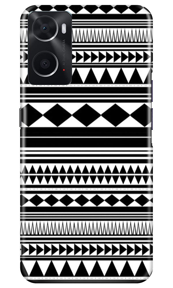 Black white Pattern Case for Oppo A76