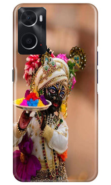 Lord Krishna2 Mobile Back Case for Oppo A96 (Design - 17)
