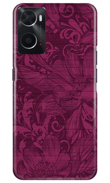 Purple Backround Mobile Back Case for Oppo A76 (Design - 22)