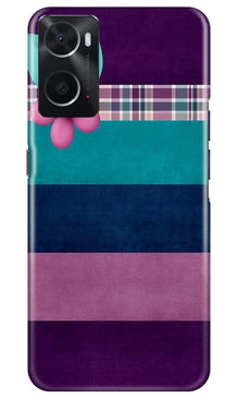Purple Blue Mobile Back Case for Oppo A76 (Design - 37)