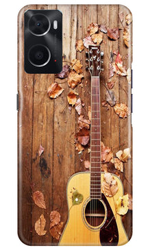 Guitar Mobile Back Case for Oppo A96 (Design - 43)