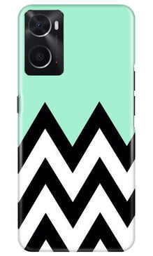 Pattern Mobile Back Case for Oppo A96 (Design - 58)
