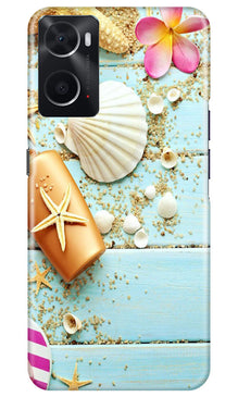 Sea Shells Mobile Back Case for Oppo A76 (Design - 63)