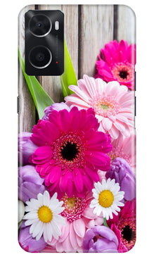 Coloful Daisy2 Mobile Back Case for Oppo A96 (Design - 76)