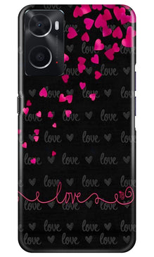 Love in Air Mobile Back Case for Oppo A96 (Design - 89)