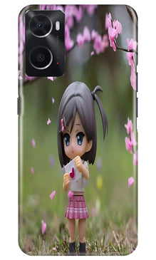 Cute Girl Mobile Back Case for Oppo A76 (Design - 92)