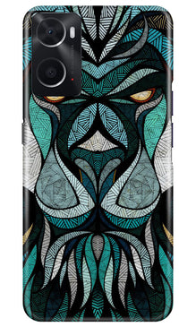 Lion Mobile Back Case for Oppo A76 (Design - 97)