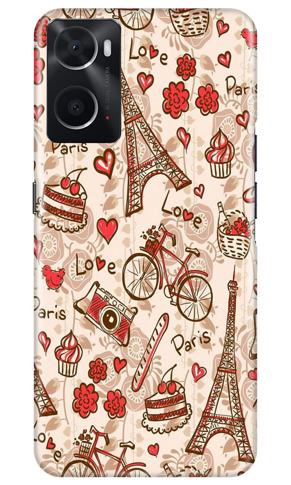 Love Paris Case for Oppo A96(Design - 103)