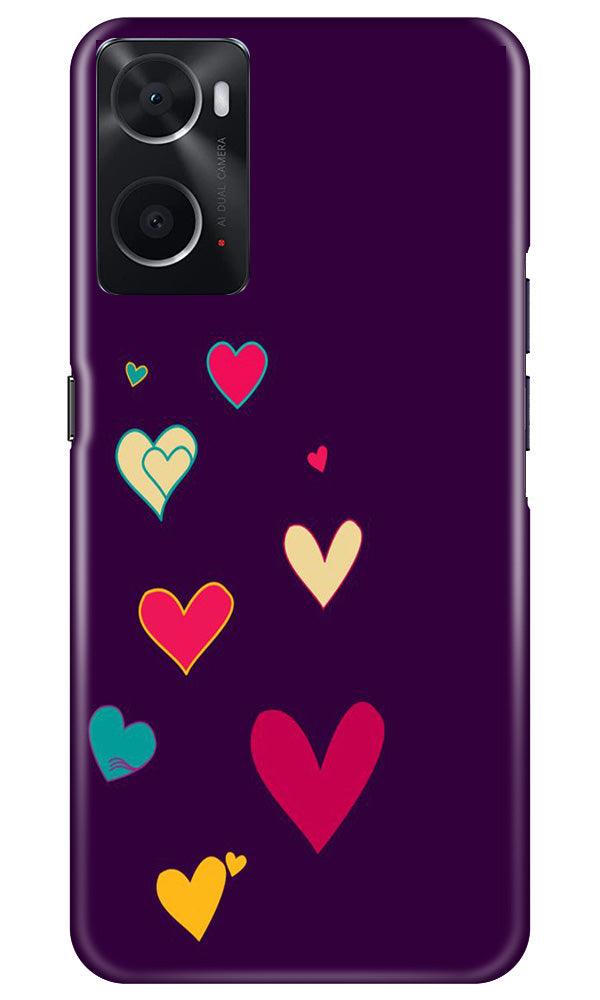 Purple Background Case for Oppo A96  (Design - 107)