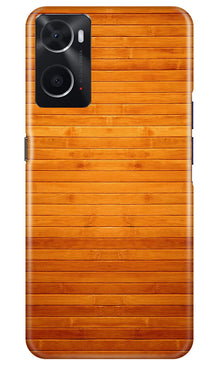 Wooden Look Mobile Back Case for Oppo A76  (Design - 111)