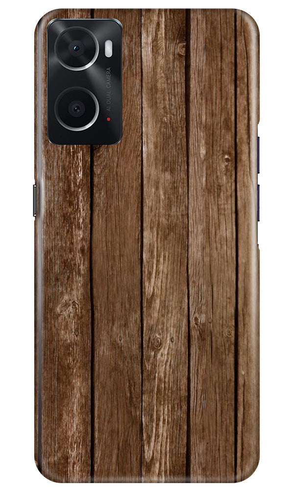 Wooden Look Case for Oppo A76  (Design - 112)