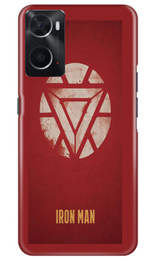 Iron Man Superhero Mobile Back Case for Oppo A96  (Design - 115)
