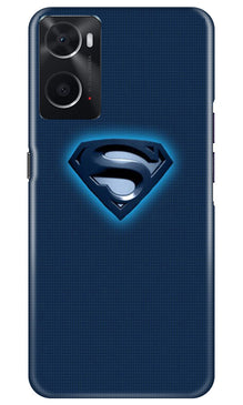 Superman Superhero Mobile Back Case for Oppo A96  (Design - 117)