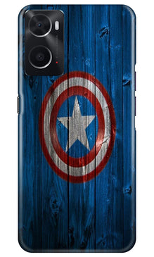 Captain America Superhero Mobile Back Case for Oppo A96  (Design - 118)