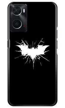Batman Superhero Mobile Back Case for Oppo A96  (Design - 119)