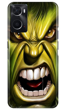Hulk Superhero Mobile Back Case for Oppo A96  (Design - 121)