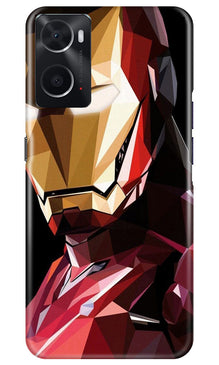 Iron Man Superhero Mobile Back Case for Oppo A96  (Design - 122)