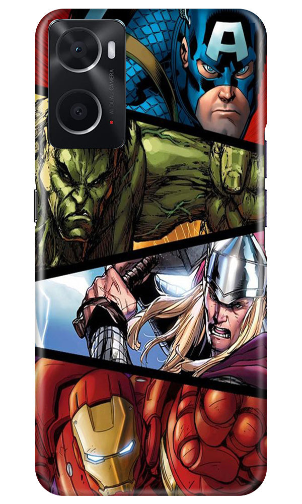 Avengers Superhero Case for Oppo A96  (Design - 124)