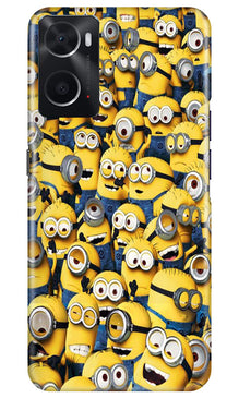 Minions Mobile Back Case for Oppo A76  (Design - 126)