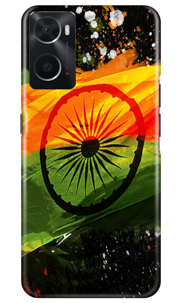 Indian Flag Case for Oppo A96(Design - 137)