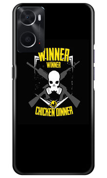 Winner Winner Chicken Dinner Mobile Back Case for Oppo A96  (Design - 147)