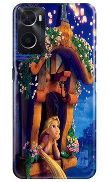 Cute Girl Mobile Back Case for Oppo A96 (Design - 167)
