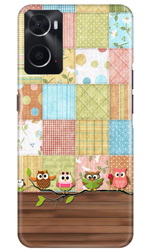 Owls Mobile Back Case for Oppo A96 (Design - 171)