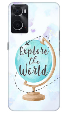 Explore the World Mobile Back Case for Oppo A96 (Design - 176)