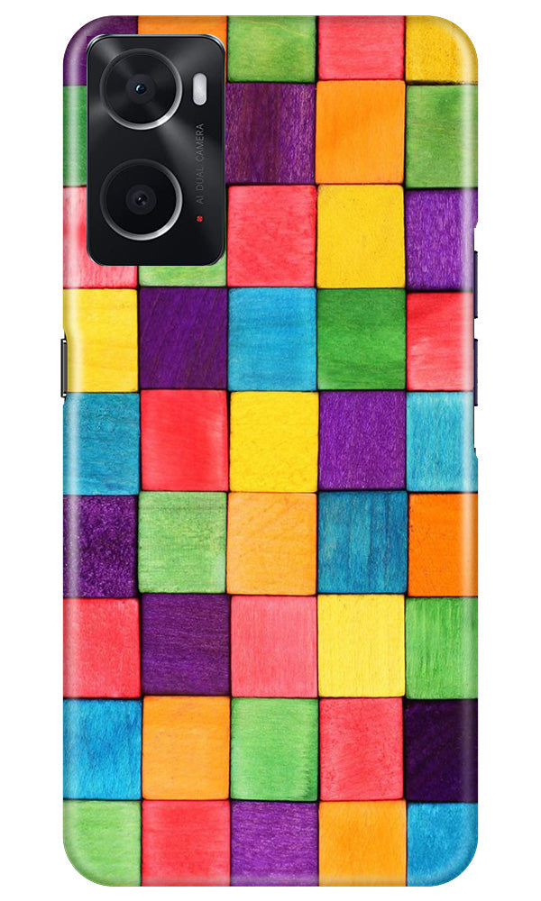 Colorful Square Case for Oppo A96 (Design No. 187)