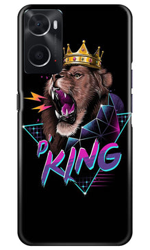 Lion King Mobile Back Case for Oppo A96 (Design - 188)